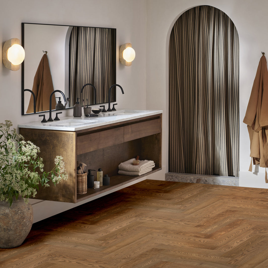 Biscot European Ash Herringbone & Plank