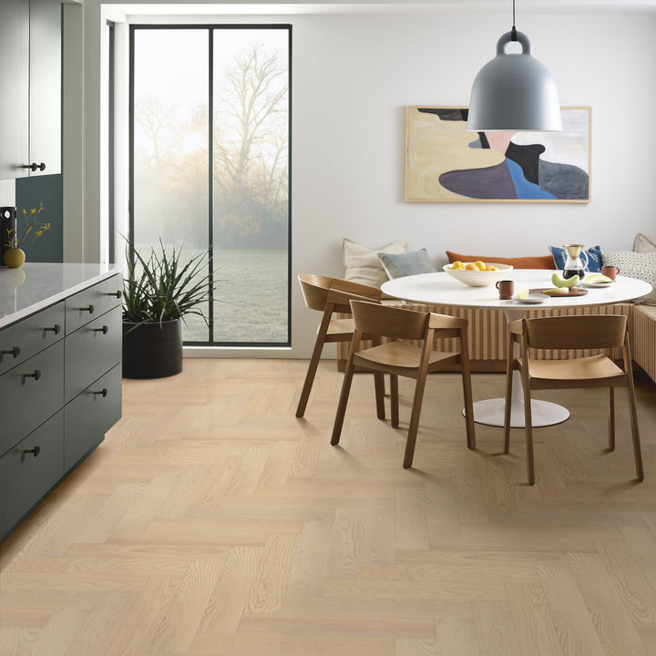 Plaz European Ash Herringbone & Plank