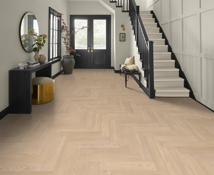 Plaz European Ash Herringbone & Plank