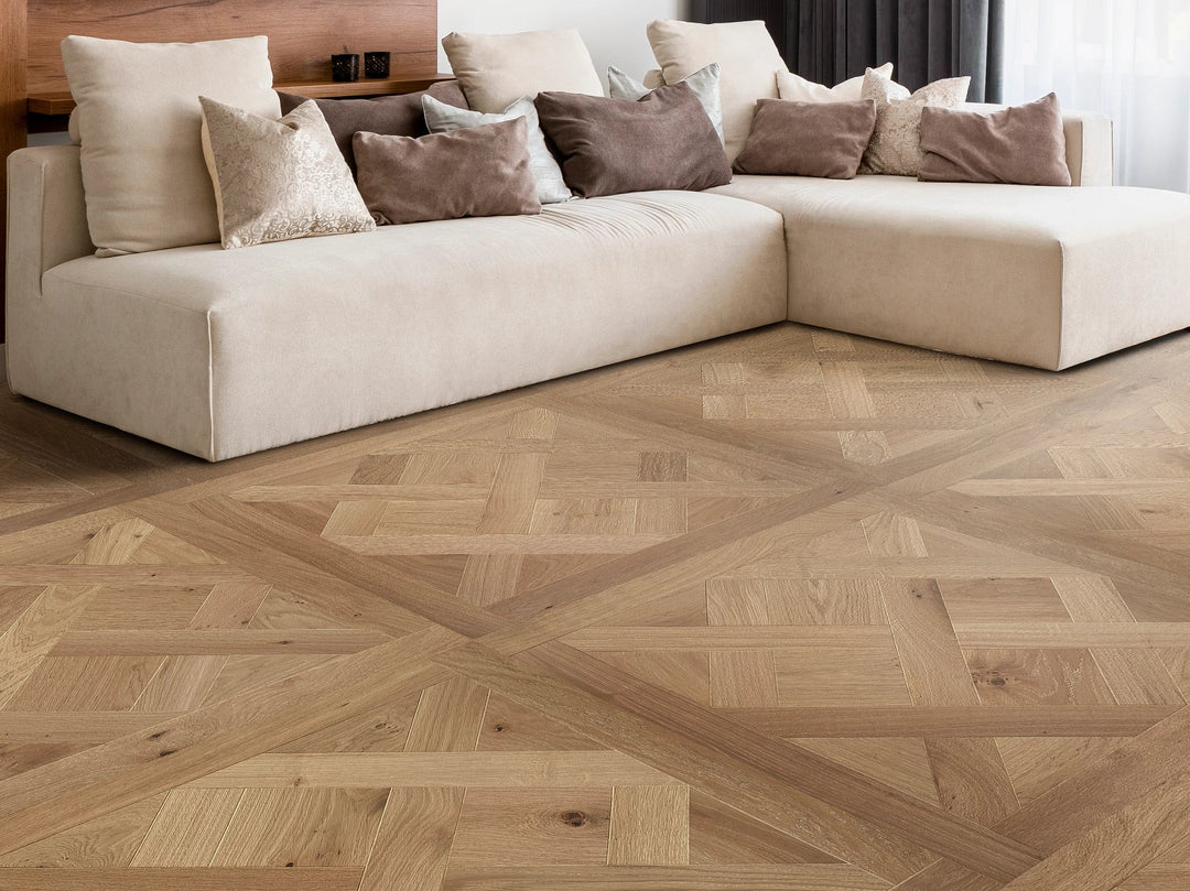 Provincial Faw White Oak Parquet, Herringbone & Plank