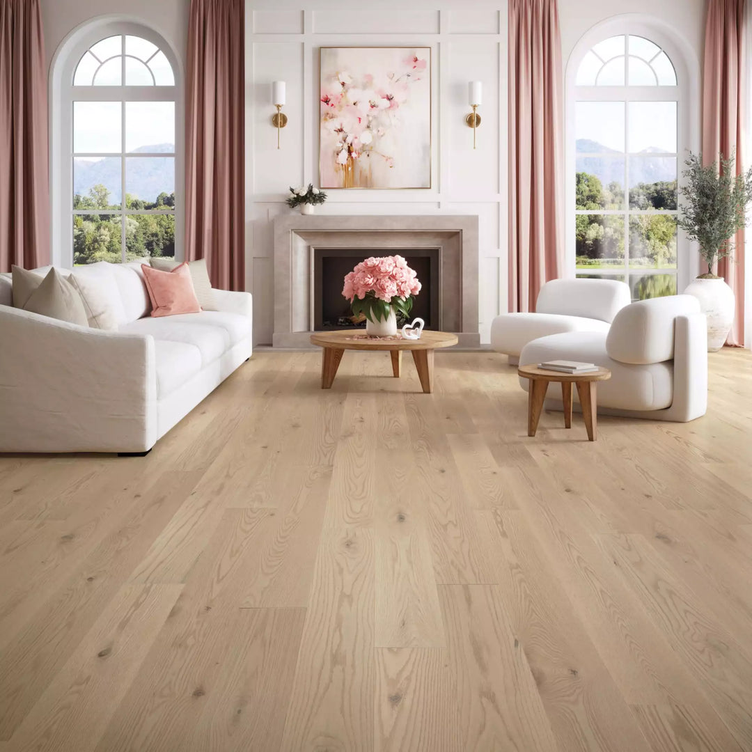 Yukon Land Oak Character Chevron, Herringbone & Plank