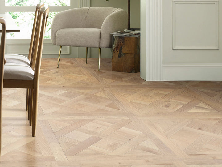 Provincial Parch White Oak Parquet, Herringbone & Plank