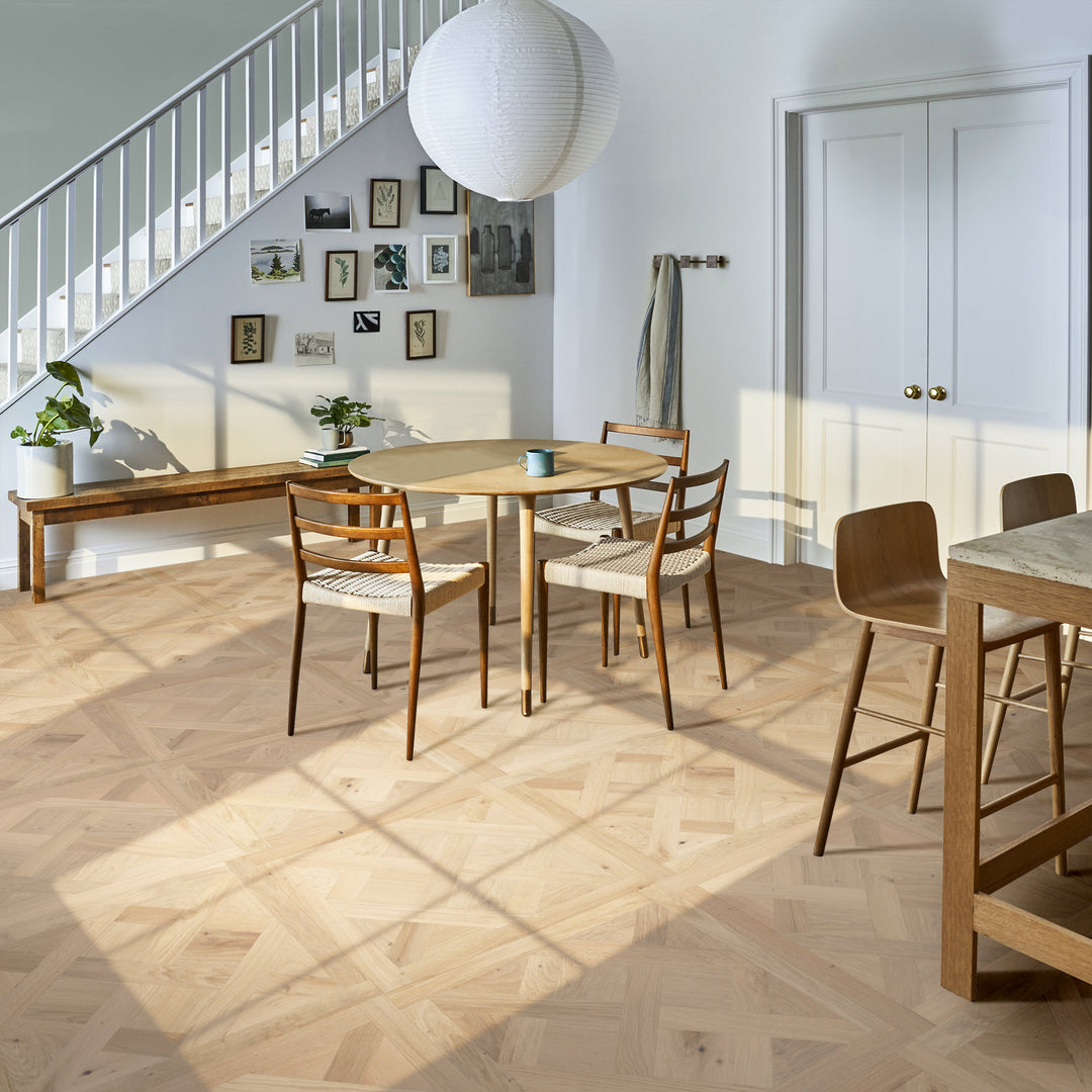 Provincial Parch White Oak Parquet, Herringbone & Plank