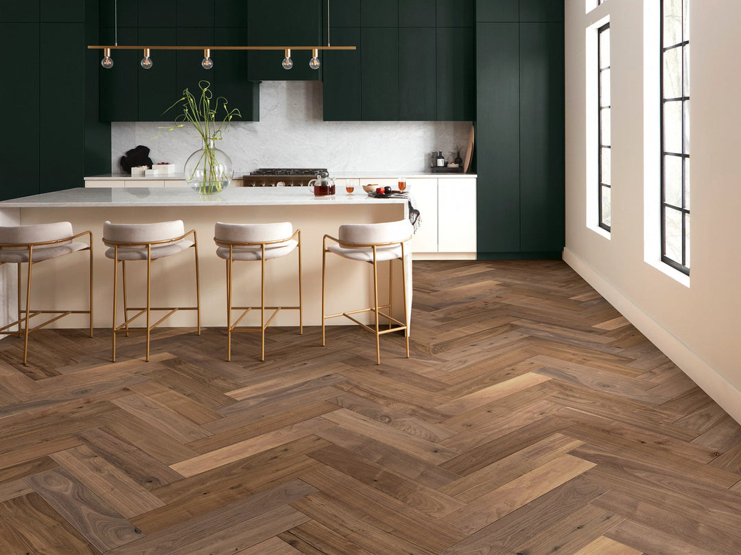 Era American Walnut Herringbone & Plank