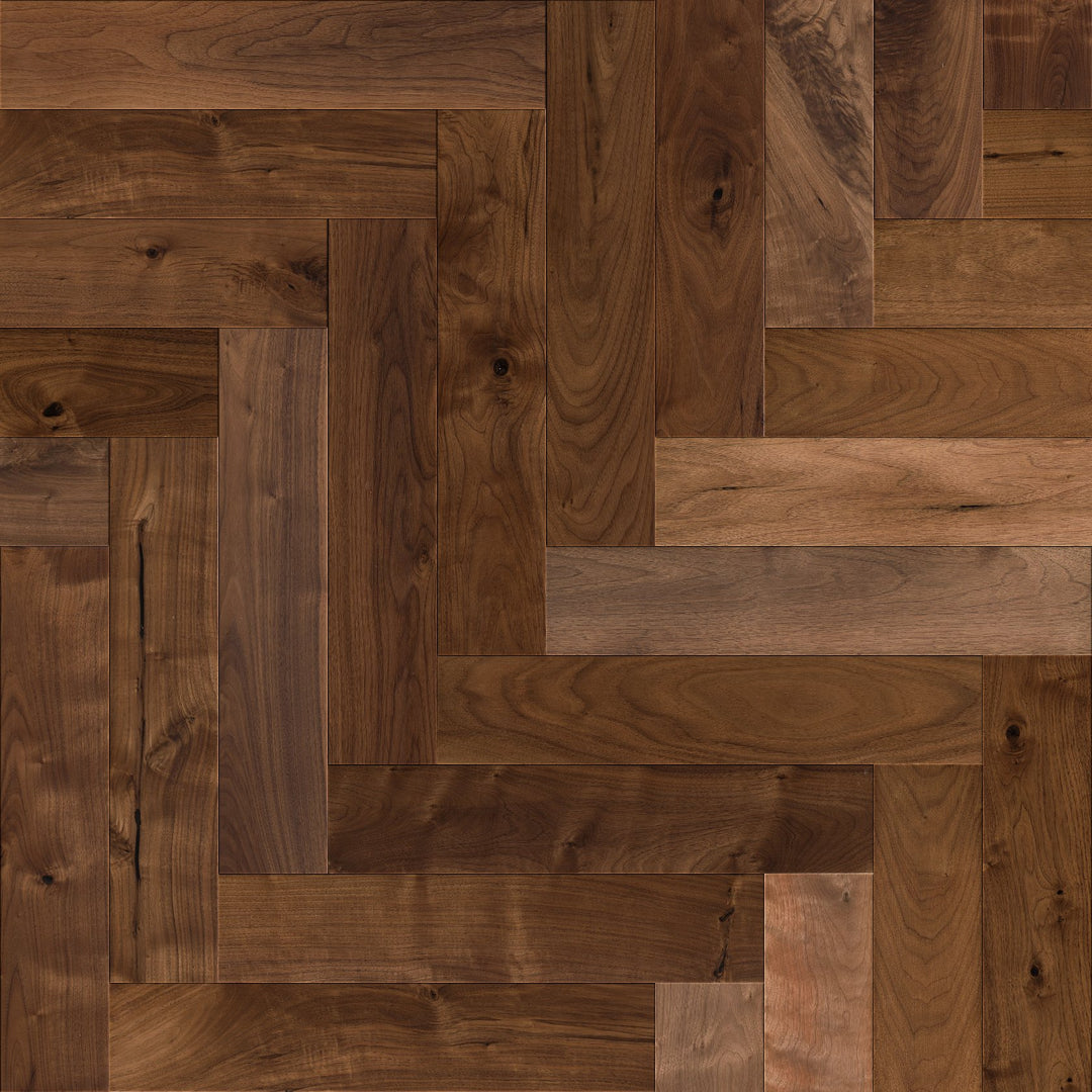 Rye American Walnut Herringbone & Plank