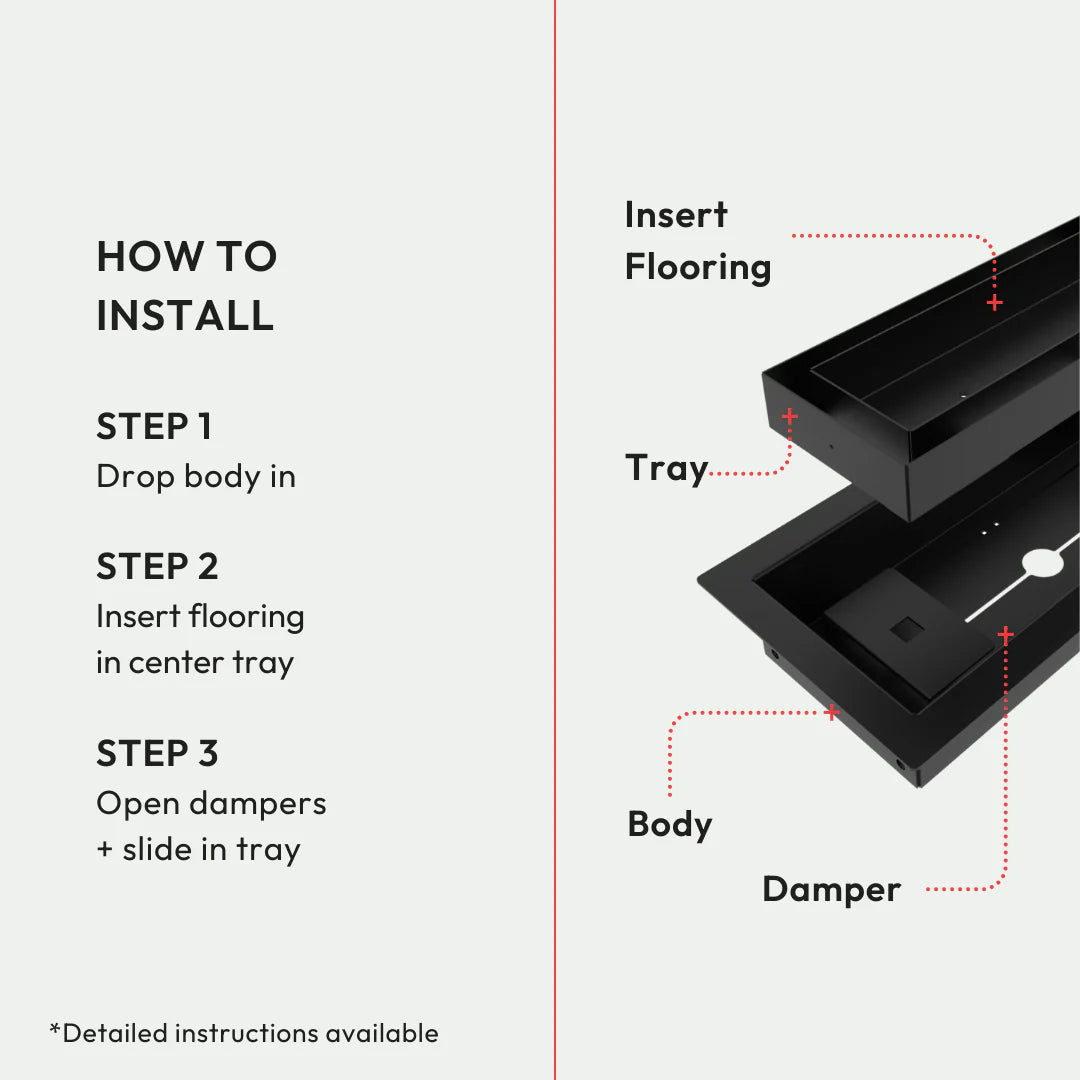 Lite Framed Floor Vent