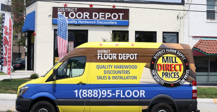 District Floor Depot van