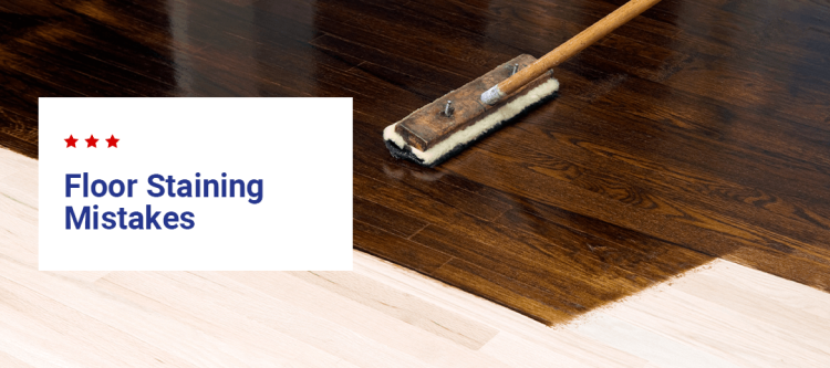 dark hardwood floor staining