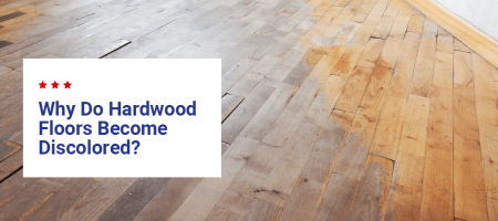 why hardwood floors become discolored