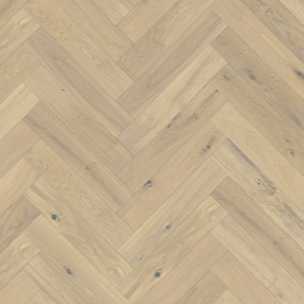 Vanilla White Oak Livesawn Character Herringbone
